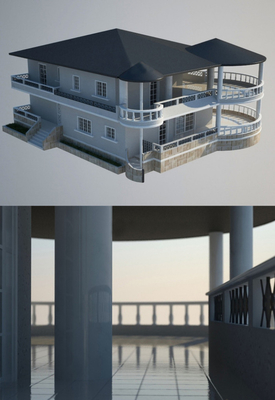 Fabricant modèle architectural miniature 3D beau pour la construction de logements fournisseur
