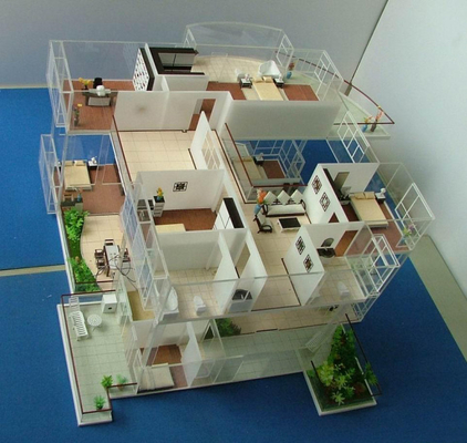 Fabricant modèle architectural miniature 3D beau pour la construction de logements fournisseur