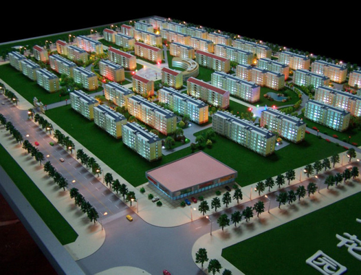 Fabricant modèle architectural miniature durable qui respecte l'environnement pour le projet d'urbanisme fournisseur