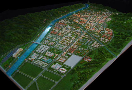Fabricant modèle architectural miniature durable qui respecte l'environnement pour le projet d'urbanisme fournisseur