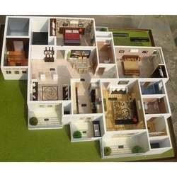 Fabricant modèle architectural miniature de bâtiment résidentiel avec le support de Tableau fournisseur