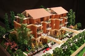 Fabricant modèle architectural d'appartement, fabrication résidentielle de modèle d'échelle de projet fournisseur