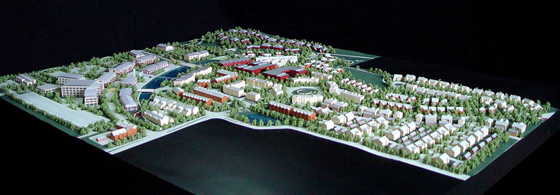 Fabricant modèle architectural miniature d'ABS pour la planification d'utilisation des terres fournisseur