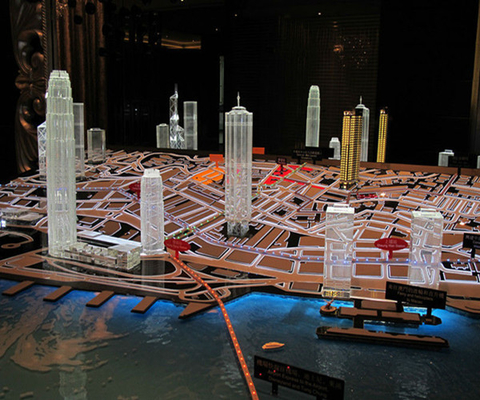 Fabricant modèle architectural miniature d'urbanisme, fabrication de modèle d'échelle d'utilisation des terres fournisseur