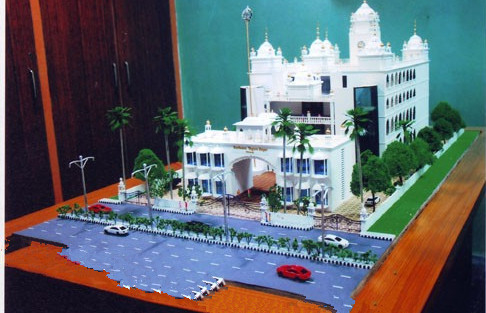 Fabricant modèle architectural miniature de Gurudwara, modèles régionaux d'architecture fournisseur