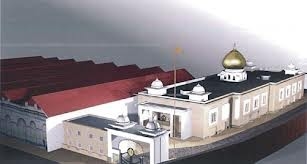 Fabricant modèle architectural miniature fait sur commande, allumant le modèle d'échelle de Gurudwara fournisseur