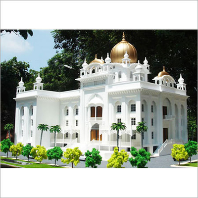 Fabricant modèle architectural miniature fait sur commande, allumant le modèle d'échelle de Gurudwara fournisseur