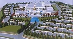Fabricant modèle architectural miniature fait sur commande, allumant le modèle d'échelle de Gurudwara fournisseur