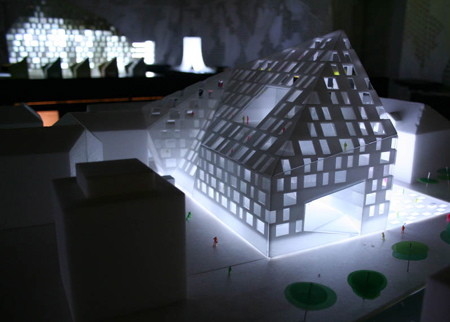 Fabricant modèle architectural miniature durable pour la construction modulaire d'exposition fournisseur