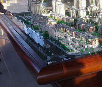 fabricant 3D modèle architectural miniature qui respecte l'environnement pour l'exposition de construction fournisseur