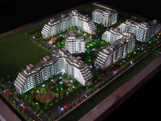 Modèle architectural d'hôtel faisant à approvisionnements 3D le CE virtuel ROHS fournisseur