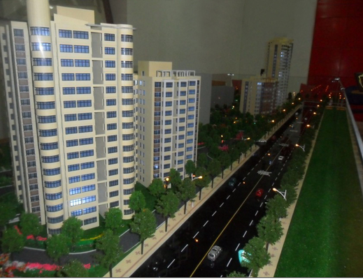 Miniature modèle architecturale de fabricant de bel éclairage pour le projet d'investissement immobilier fournisseur