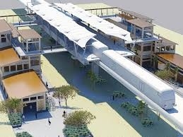 Miniature modèle architecturale qui respecte l'environnement de fabricant pour la planification de station de métro fournisseur