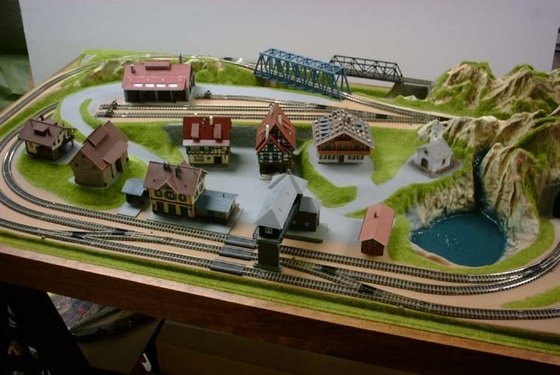 Fabricant modèle architectural miniature de gare ferroviaire, modèle de disposition de construction fournisseur