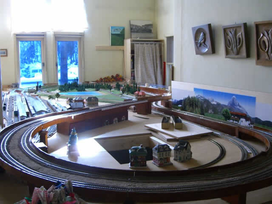 Fabricant modèle architectural miniature de gare ferroviaire, modèle de disposition de construction fournisseur