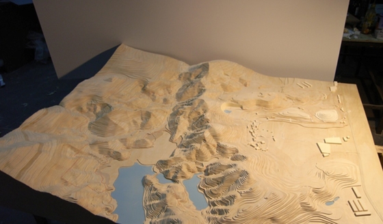 Le fabricant modèle architectural miniature qui respecte l'environnement pour la disposition/terrain monochromes modèle fournisseur