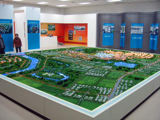 Fabricant modèle architectural d'urbanisme, modèles d'échelle d'utilisation des terres de ville fournisseur