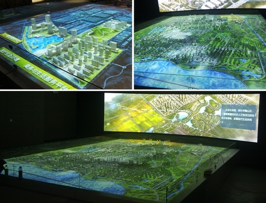 Fabricant modèle architectural d'urbanisme, modèles d'échelle d'utilisation des terres de ville fournisseur