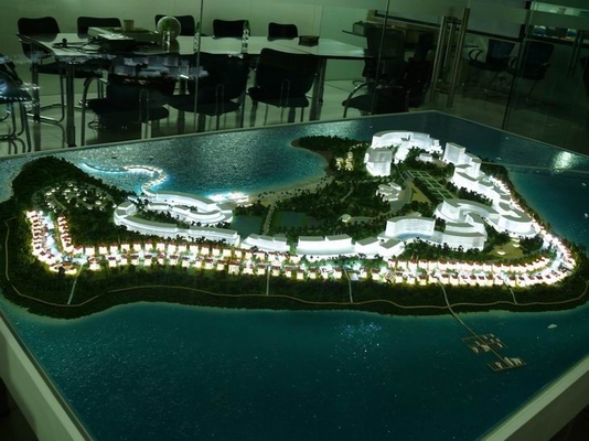 Fabricant modèle architectural d'urbanisme, modèles d'échelle d'utilisation des terres de ville fournisseur