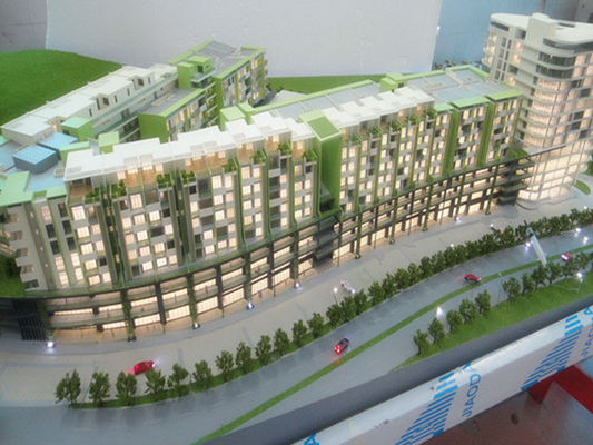 Biens modèles architecturaux commerciaux adaptés aux besoins du client de fabricant avec la fabrication d'éclairage fournisseur