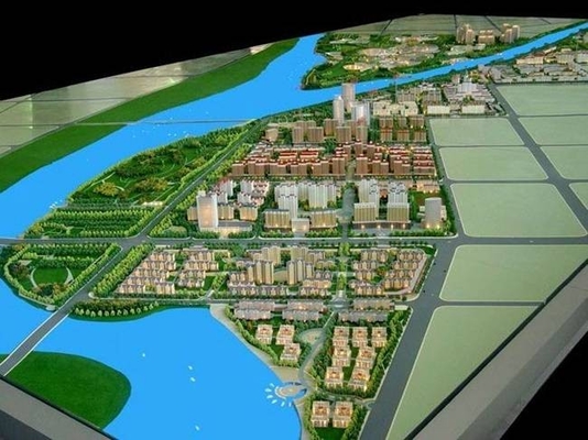 Fabricant modèle architectural qui respecte l'environnement fort pour la planification d'utilisation des terres fournisseur