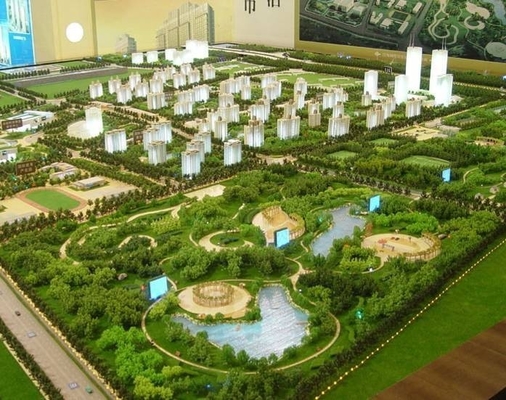 Biens modèles architecturaux de fabricant de projet de gouvernement pour la terre complexe utilisant fournisseur