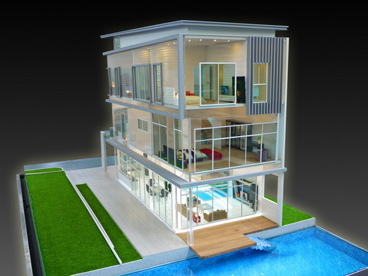 Fabricant modèle architectural intérieur, modèle 3D qui respecte l'environnement fournisseur