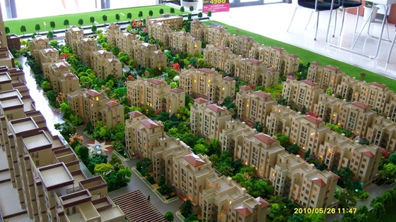 Fabricant modèle architectural de Real Estate avec le beau système d'éclairage fournisseur