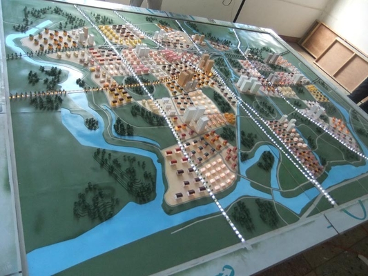 Fabricant modèle architectural de disposition d'urbanisme, modèle de disposition de ville d'Arcylic fournisseur