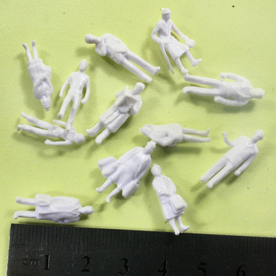 Personnes architecturales de modèle d'échelle de blanc HO, chiffres debout du 1:87 2.0cm fournisseur