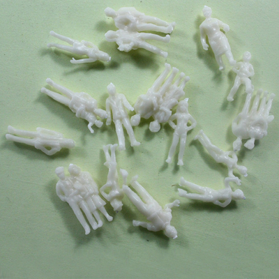 Personnes architecturales de modèle d'échelle de blanc HO, chiffres debout du 1:87 2.0cm fournisseur