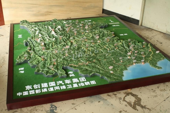 Le modèle architectural adapté aux besoins du client d'échelle fournit l'acrylique pour la disposition de ville fournisseur