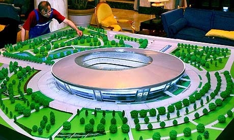 Approvisionnements architecturaux acryliques verts ronds de modèle pour la disposition de stade de football fournisseur