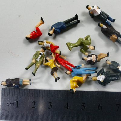 1:87 architectural debout mignon d'échelle de paysage de train de rue de personnes de modèle d'échelle 24pcs HO fournisseur