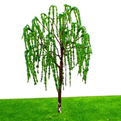 saule modèle miniature vert d'arbres de 12cm pour le 1:75 de scène de lac park de chemin de fer/jardin de train - disposition 100 fournisseur