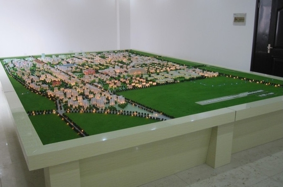 Paysage miniature gentil de modèle d'échelle pour la disposition de construction fournisseur