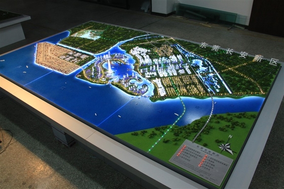 Paysage miniature de modèle d'échelle pour la terre utilisant le modèle complexe fournisseur