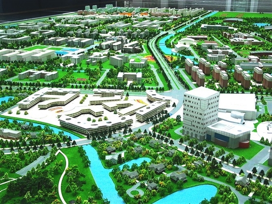 Paysage carré de modèle d'échelle pour la disposition de modèle de ports de pays fournisseur