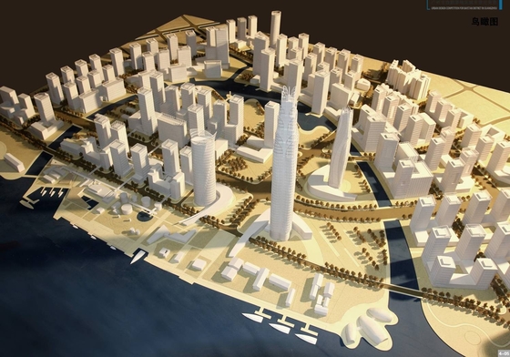 Force de fabricant modèle architectural pour le modèle miniature de disposition de ville fournisseur