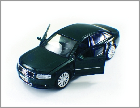 OEM 1:24 moulé Smart Custom échelle modèle voitures affiche Audi A8 fournisseur