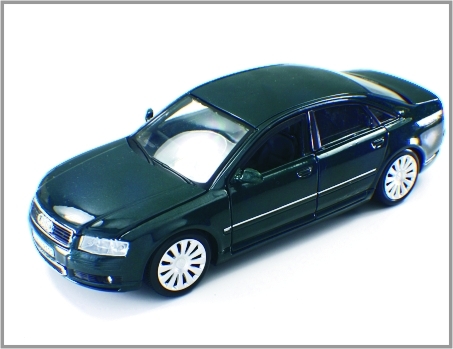OEM 1:24 moulé Smart Custom échelle modèle voitures affiche Audi A8 fournisseur