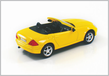 1/43 a coulé le benz fait sur commande Sik320 de Mercedes de voitures modèles d'échelle d'alliage jaune pour la collection fournisseur