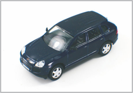 1/43 mini voitures modèles faites sur commande coulées sous pression Porsche Cayence d'échelle d'alliage de bleu marine fournisseur
