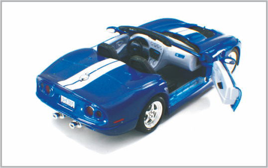 Mini série 1999 faite sur commande bleue coulée sous pression de Shelby de voitures modèles d'échelle d'alliage 1 comme cadeau fournisseur