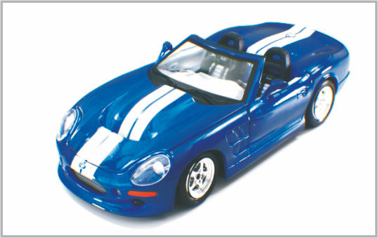 Mini série 1999 faite sur commande bleue coulée sous pression de Shelby de voitures modèles d'échelle d'alliage 1 comme cadeau fournisseur