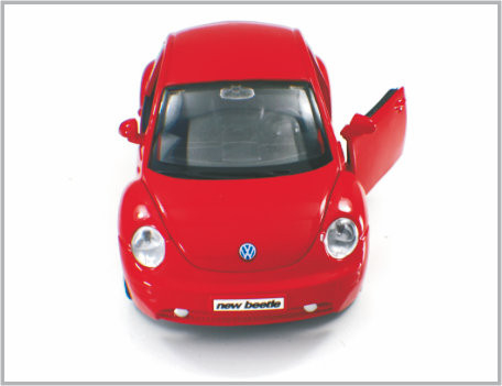 Mini voitures modèles faites sur commande rouges coulées sous pression Volkswagen New Beetle d'échelle d'alliage comme cadeau fournisseur