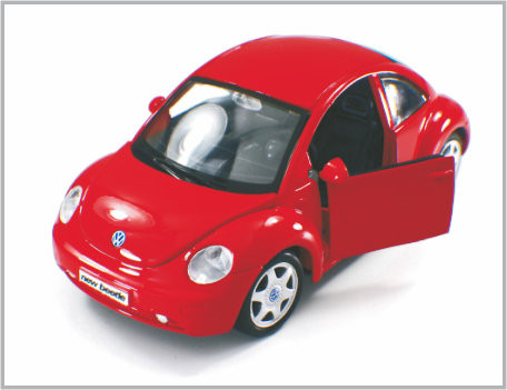 Mini voitures modèles faites sur commande rouges coulées sous pression Volkswagen New Beetle d'échelle d'alliage comme cadeau fournisseur