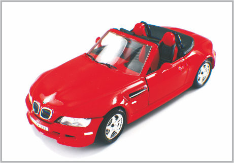 1/24 roadsters faits sur commande rouges coulés sous pression de BMW de voitures modèles d'échelle d'alliage en tant qu'à la maison Decoratio fournisseur