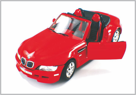 1/24 roadsters faits sur commande rouges coulés sous pression de BMW de voitures modèles d'échelle d'alliage en tant qu'à la maison Decoratio fournisseur