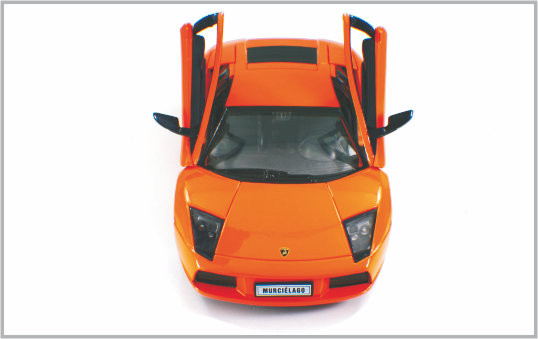 1/24 a coulé le murcielag fait sur commande rouge-orange Decoratio de Lamboighini de voitures modèles d'échelle d'alliage fournisseur